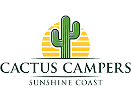 Redfoot Levelling - Cactus Campers logo redesign for Sunshine Coast.