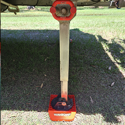 Redfoot Levelling - The Redfoot Levelling 'Anti Ant' Stabiliser pads for sale are green.