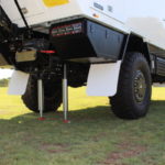 Redfoot Levelling - The back of a large white truck in an Expedition Off-Road Vehicles.