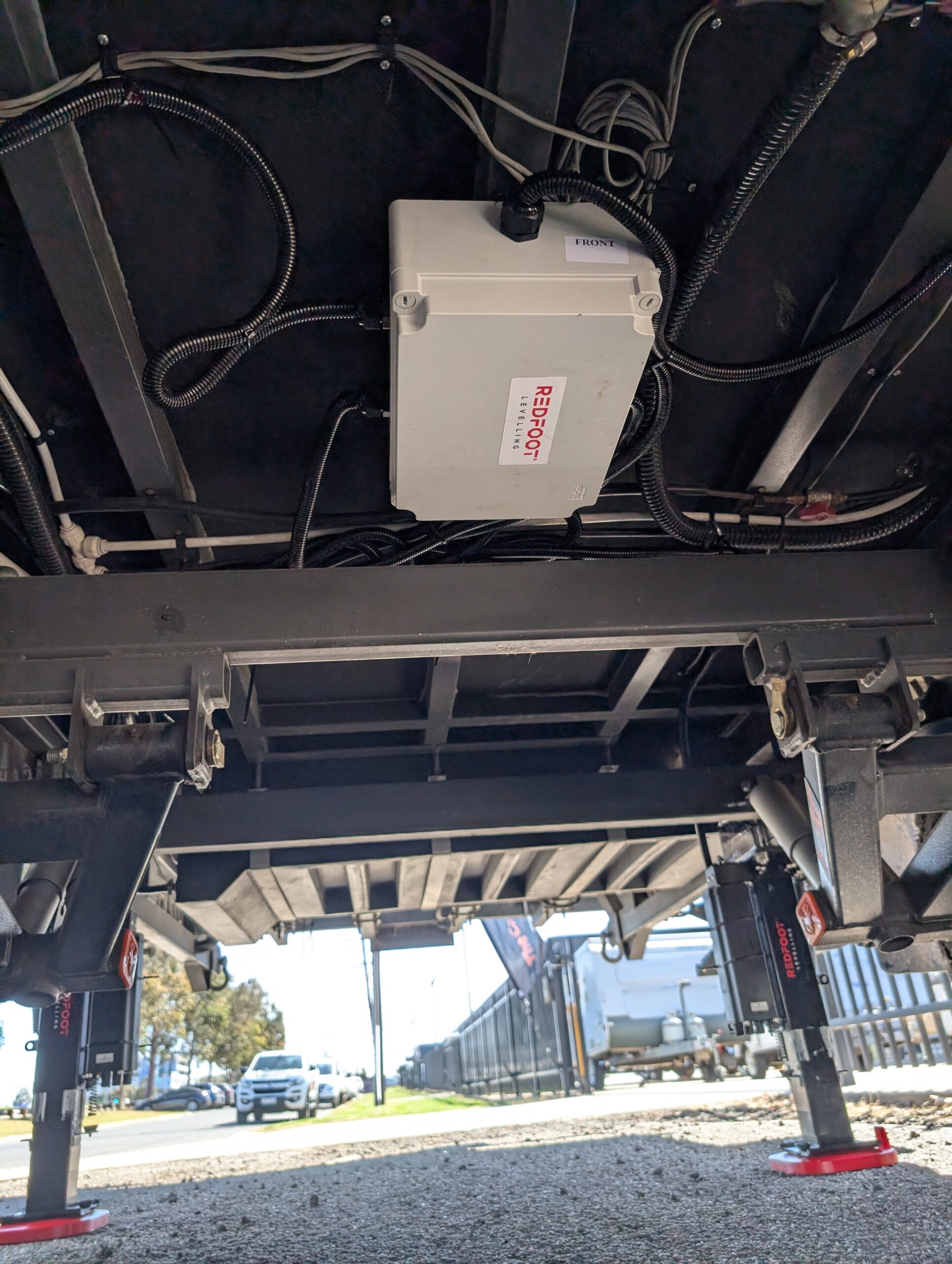 AutoLift control box mounted on chassis